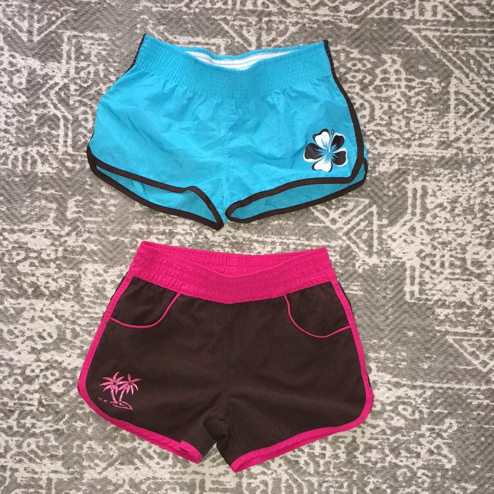 (2) Girls Boardshorts